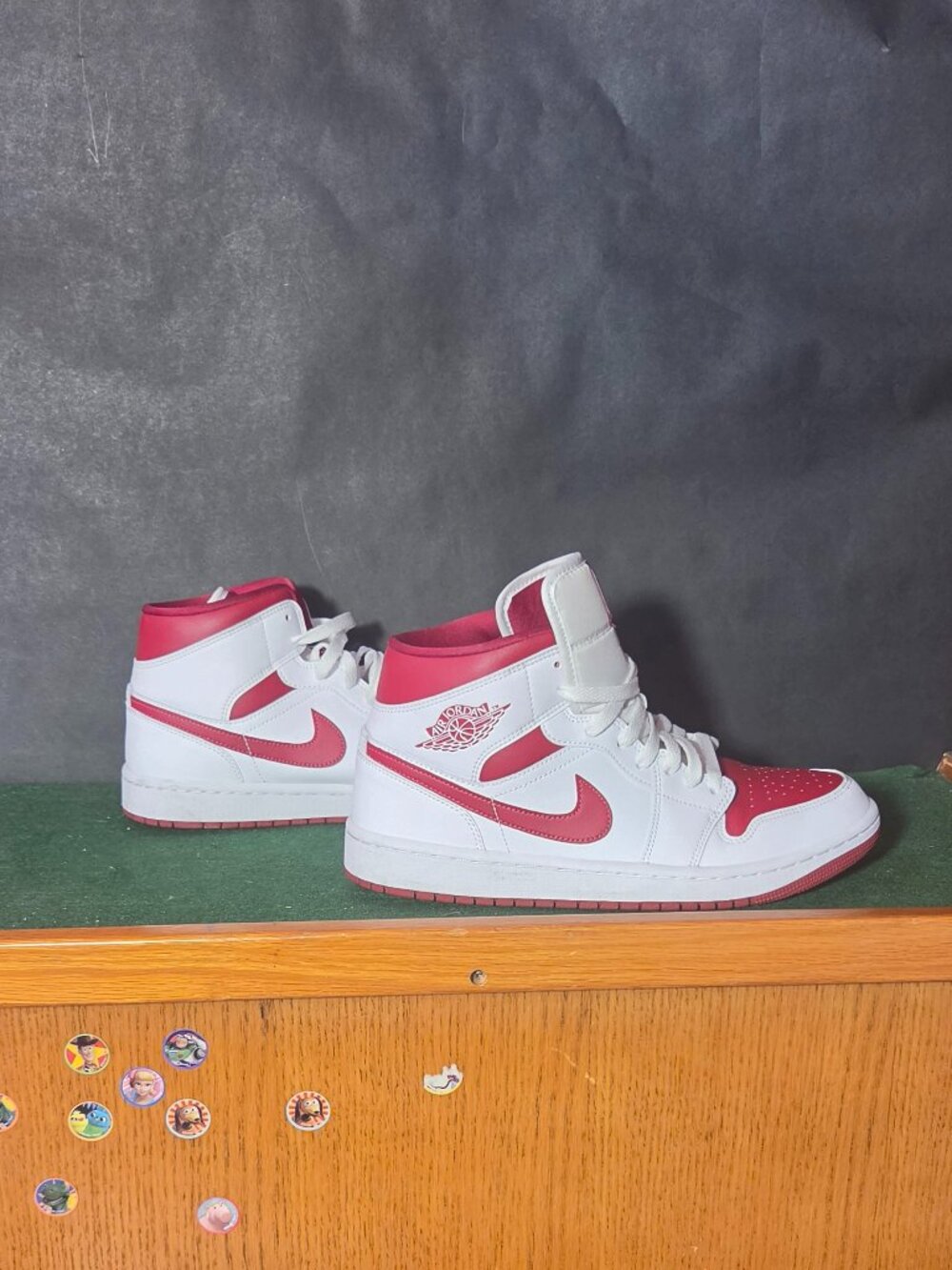 Air Jordan 1 High '85 White Varsity Red Sneakers